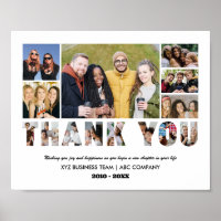 Obrigado Foto Collage Farewell Retirement Party