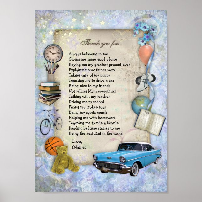 Poster Obrigado Pai (Frente)