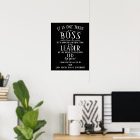 Obrigado personalizado do dia do chefe seu decorad