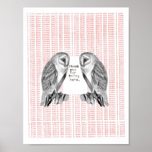 Poster obrigado por estar aqui