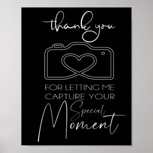 Poster Obrigado Por Me Deixar Capturar Seu Momento