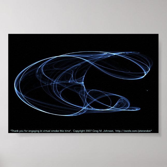 Poster Obrigado por participar da fumaça virtual desta ve (Frente)