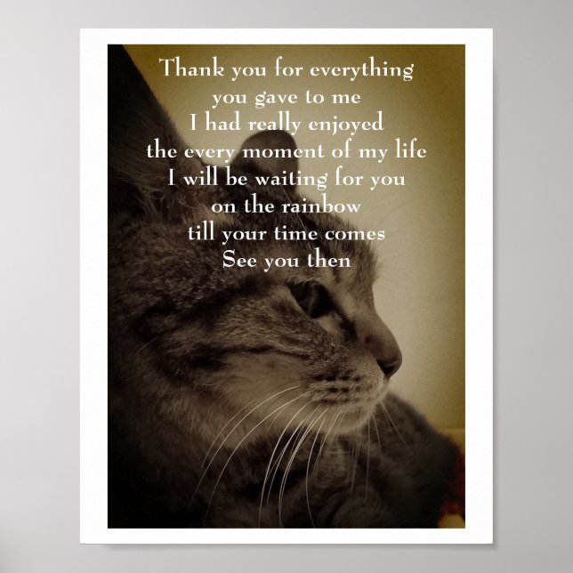 Poster Obrigado & RIP (Frente)