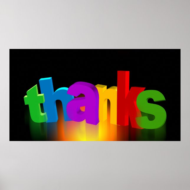 Pôster obrigado-você-140227 obrigado que você escreve obr (Frente)