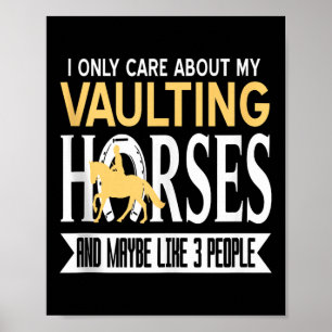 Poster Obsedado Com Cavalos De Salto Mais Do Que Com Pess
