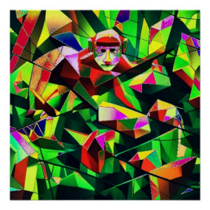 Pôster Observação de macacos