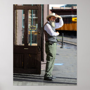 Pôster Observação para o trem de Durango & de Silverton