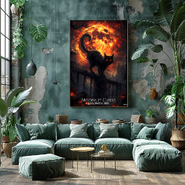 Poster Observador das Bruxas de Halloween