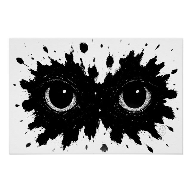 Pôster Observador na Tinta: Sigilo da Mancha de Tinta (Frente)