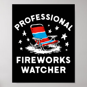 Poster Observador Profissional de Fogos de Artifício Engr