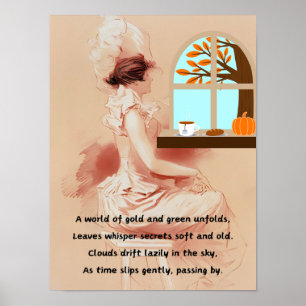 Poster Observando a janela