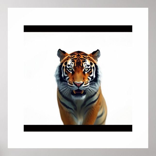 Poster Observando o tigre (Frente)