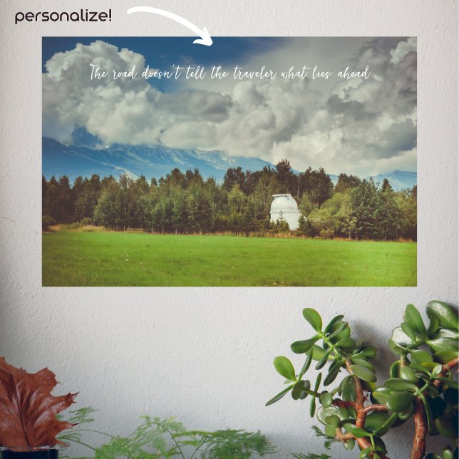 Poster Observatório de montanha (Criador carregado)