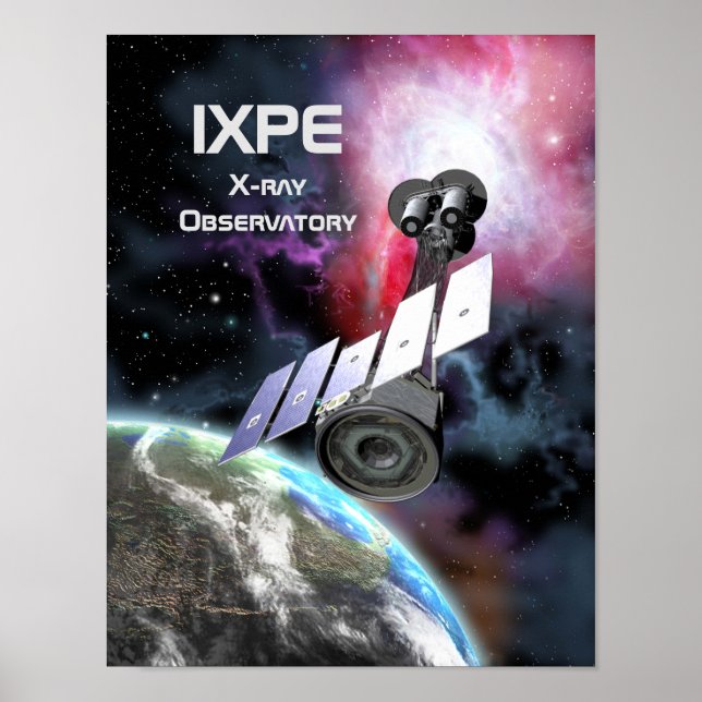 Poster Observatório de Raios X do IXPE (Frente)