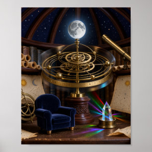 Poster Observatório do Astrólogo sob as Estrelas Miniatur