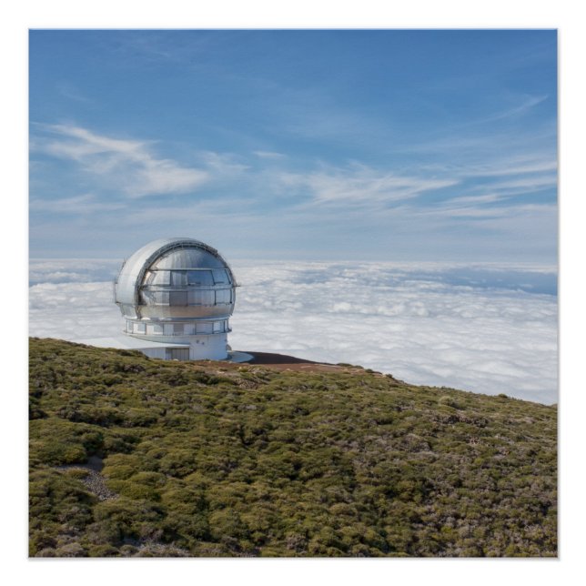 Pôster Observatório La Palma (Frente)