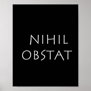 Poster obstat nihil