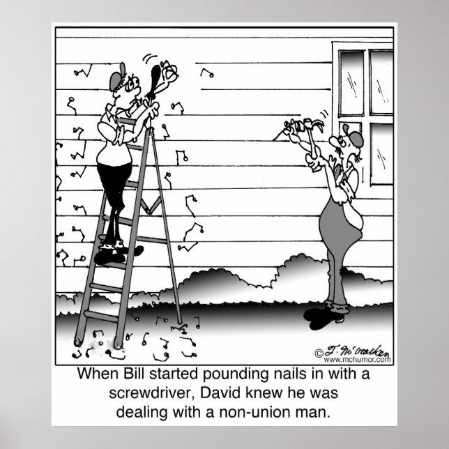 Poster Obviamente, Um Homem Não-União (Frente)