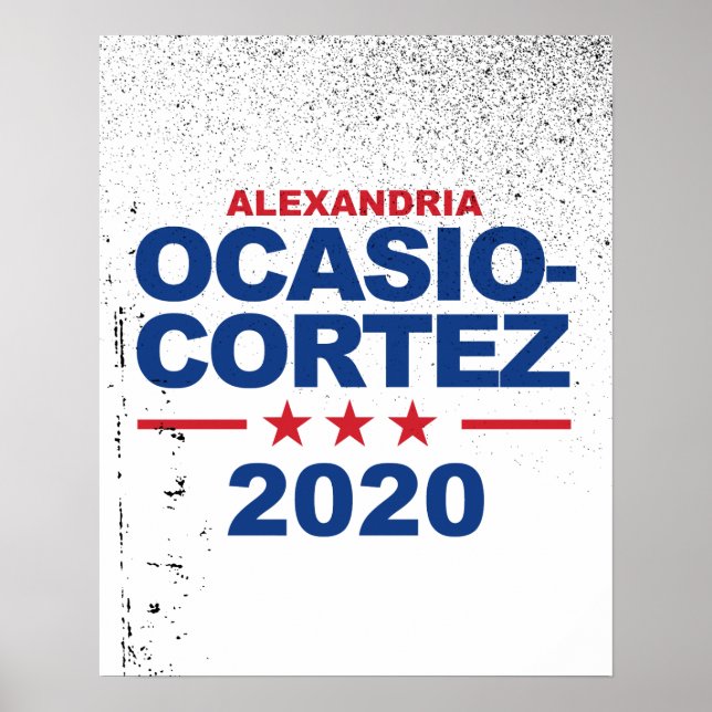 Poster Ocasio-Cortez 2020 (Frente)