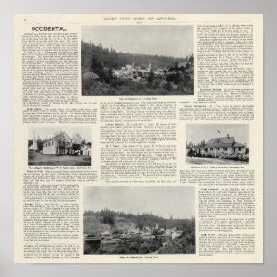 Poster Occidental, Califórnia