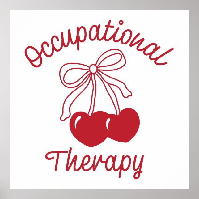 Poster Occupational Therapy COTA Therapist (Frente)