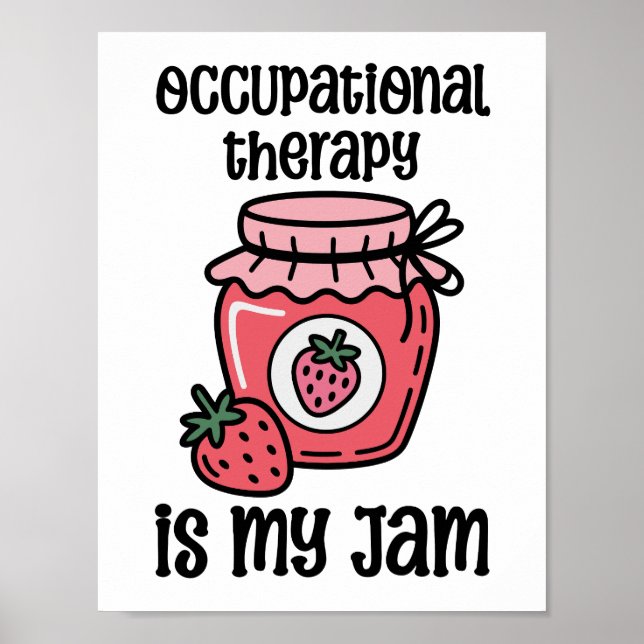 Poster Occupational Therapy Funny Quote (Frente)