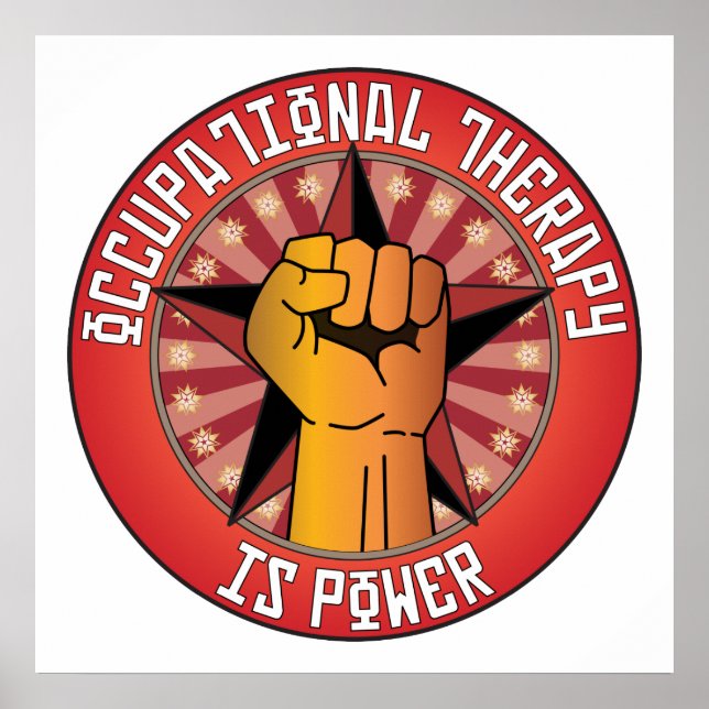 Poster Occupational Therapy Is Power (Frente)