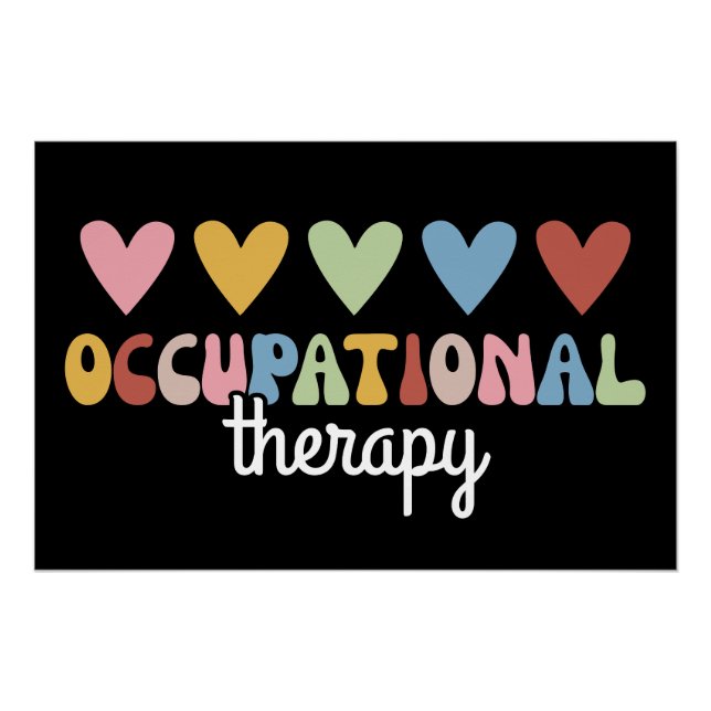 Pôster Occupational Therapy OT Professional (Frente)