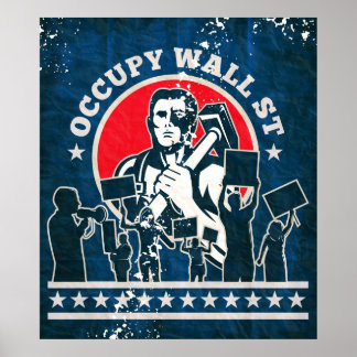 Poster Occupy Wall Street America
