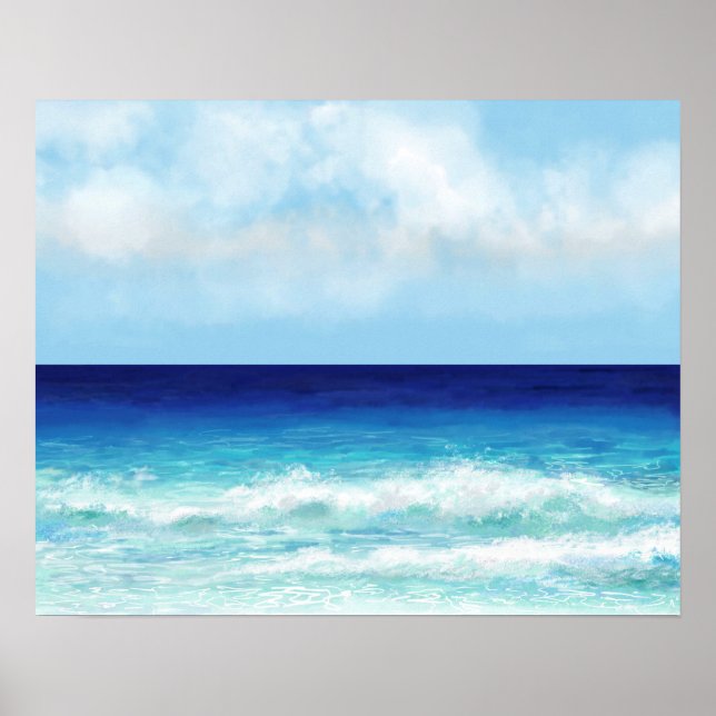 Poster Ocean Beach Sea view 275 (Frente)