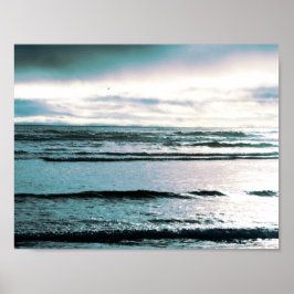 Poster Ocean Beach Sunset