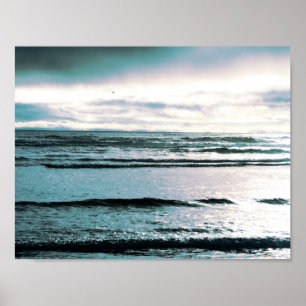 Poster Ocean Beach Sunset