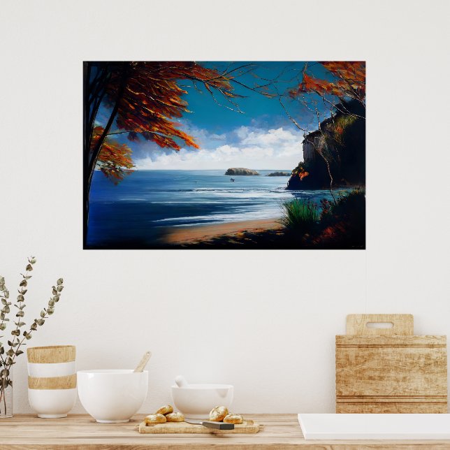 Poster Ocean Dawn (Cozinha)