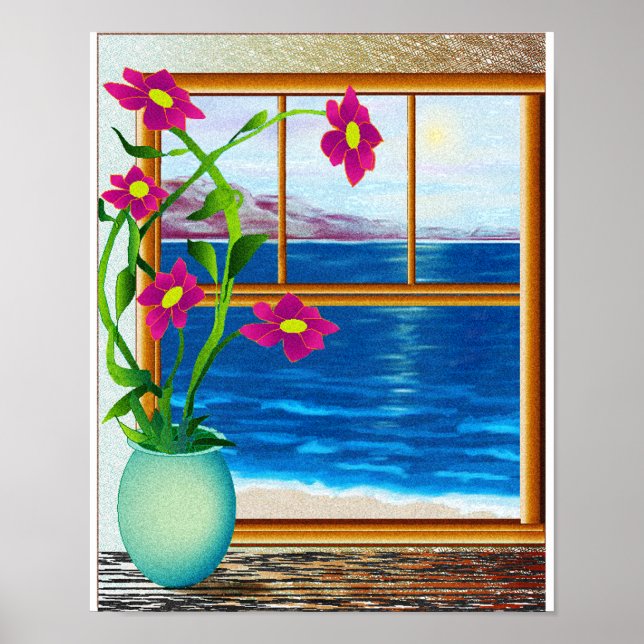 Poster Ocean in my window (Frente)