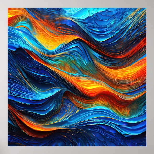 Poster Ocean Lava "Pyroquatic" (Frente)