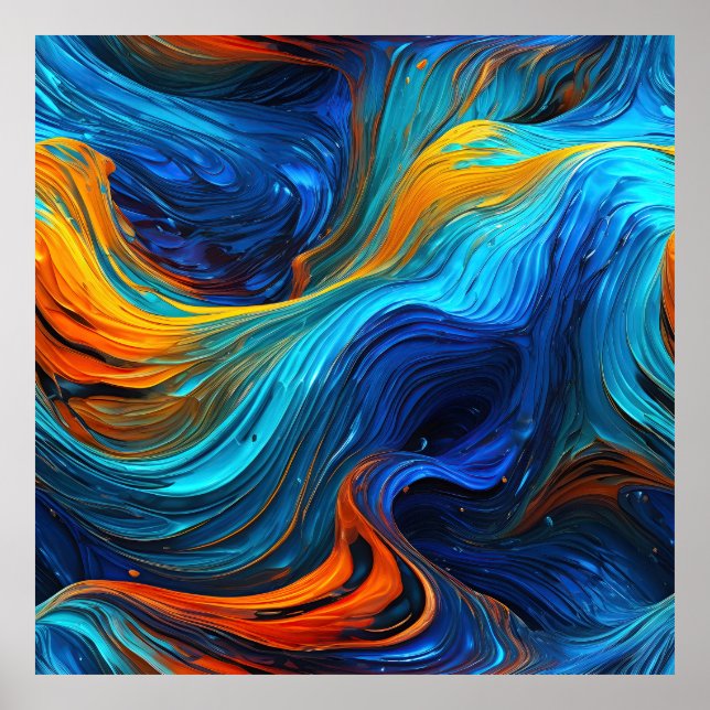 Poster Ocean Lava "Tempestial" (Frente)