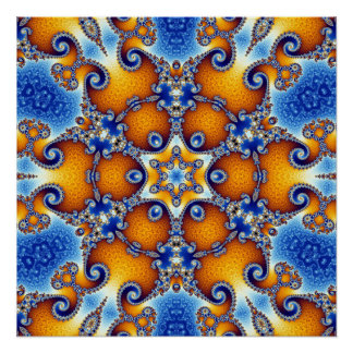 Pôster Ocean Life Mandala