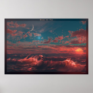Poster Ocean of Fire