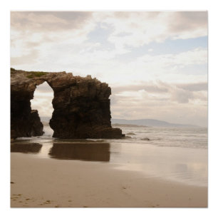 Pôster Ocean Sea Beach Rock Sand Nature Name Personalizar