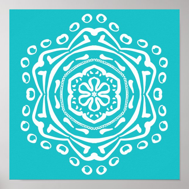 Poster Oceana Mandala (Frente)