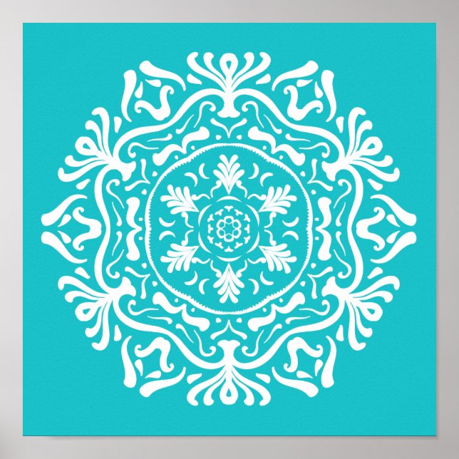 Poster Oceana Mandala (Frente)