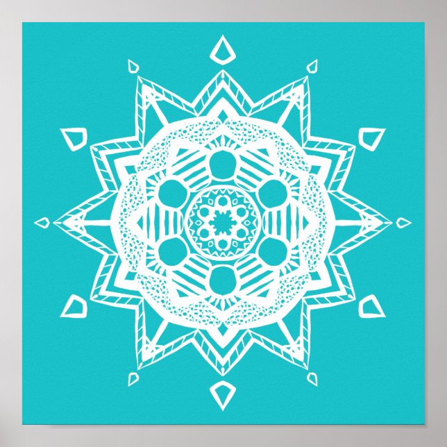 Poster Oceana Mandala (Frente)