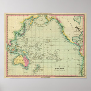 Pôster Oceana Ou Oceano Pacífico