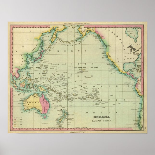 Pôster Oceana Ou Oceano Pacífico (Frente)