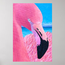 Oceania o Flamingo Cabeça Grande por Just Dahl