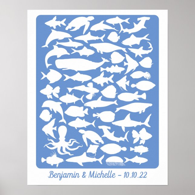 Poster Oceano - Alternativo do Livro de Convidados 50 Ass (Frente)