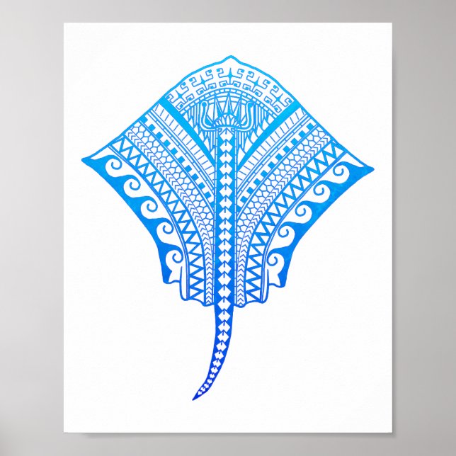 Poster oceano_azul_ferrolho_ray (Frente)