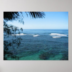 Pôster oceano de kauai