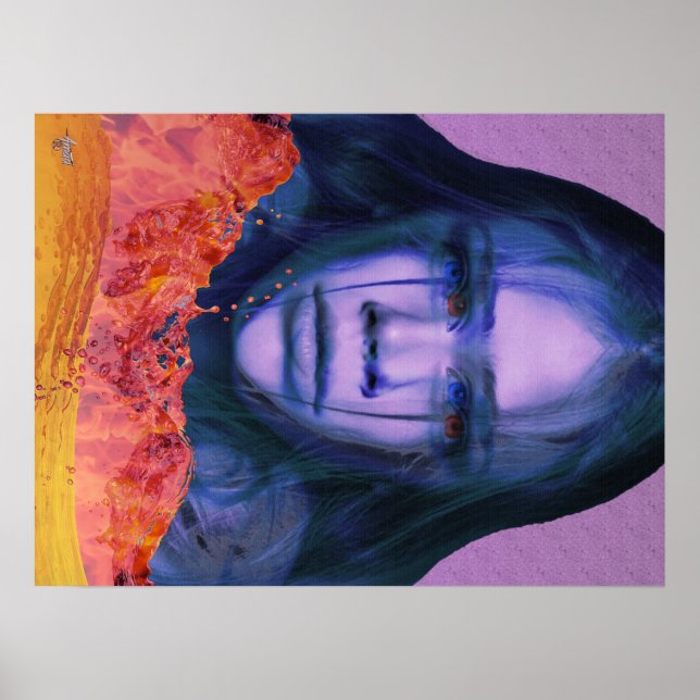 Poster Oceano de lágrimas (Frente)