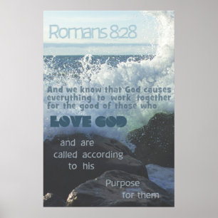 Poster Oceano do 8:28 dos romanos